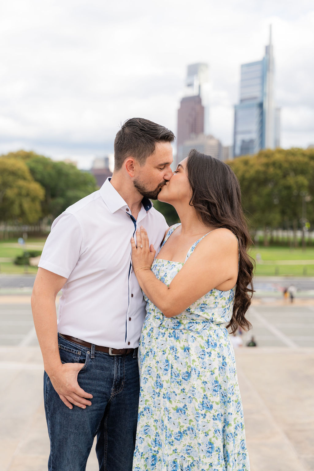 Kate and Taylor engagement photo