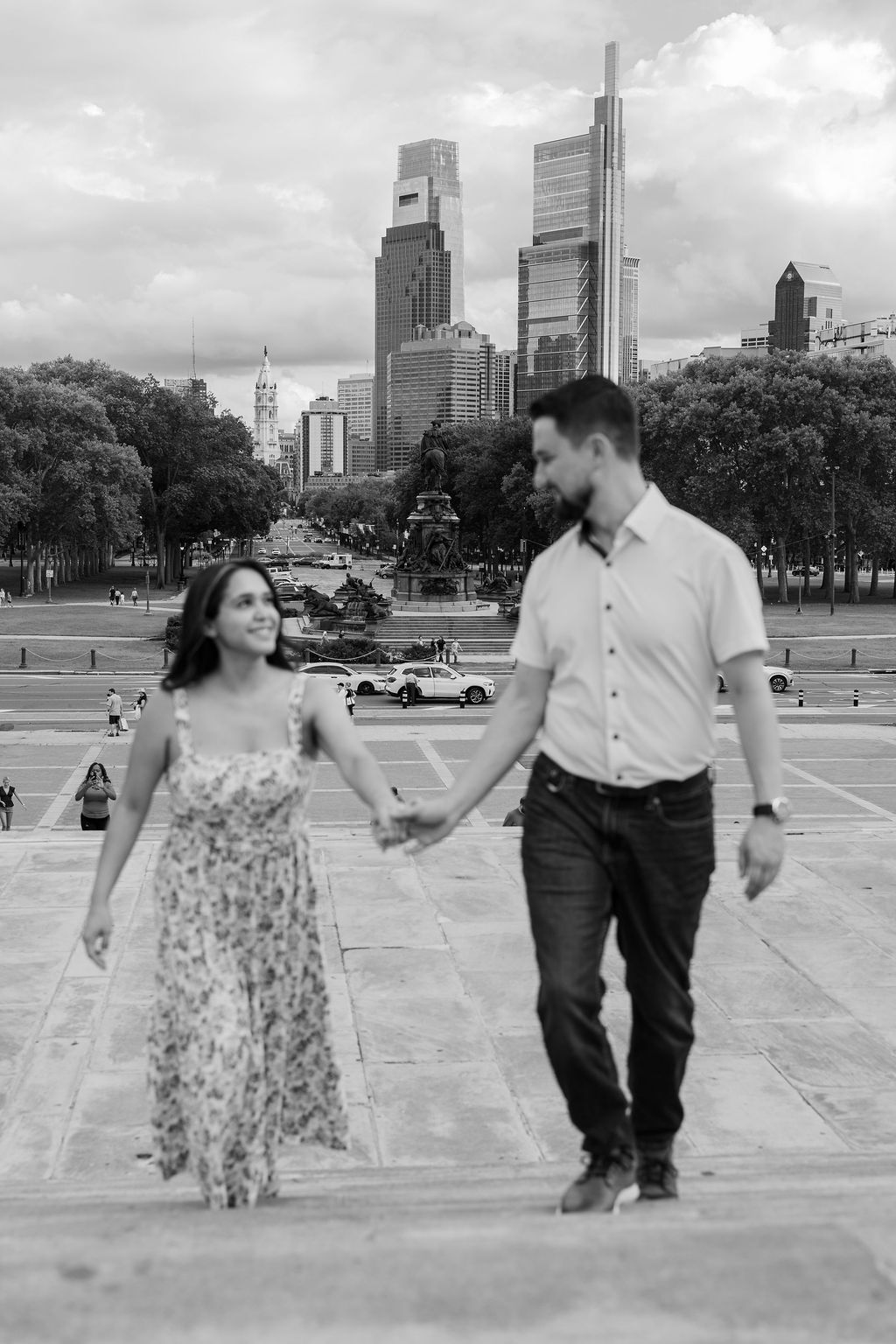 Kate and Taylor engagement photo
