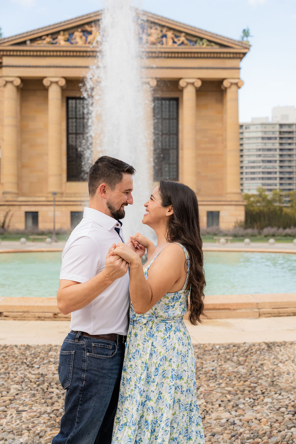 Kate and Taylor engagement photo