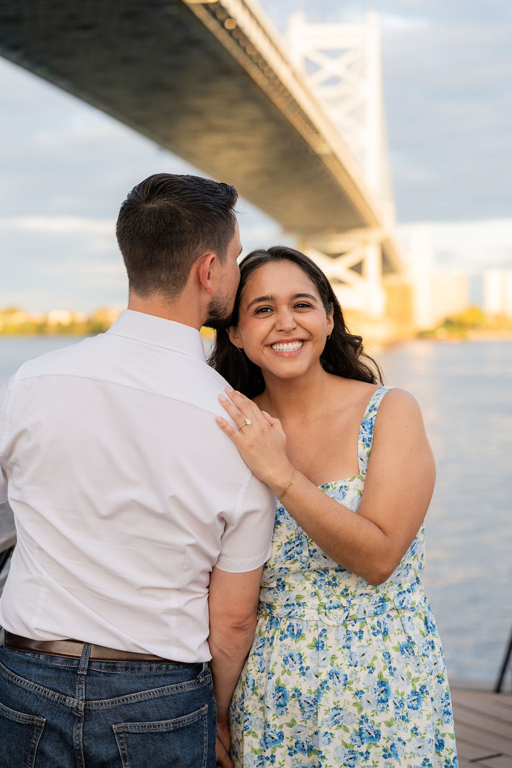 Kate and Taylor engagement photo