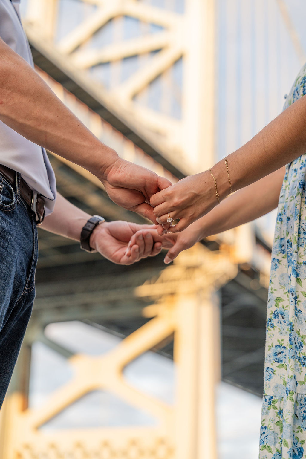 Kate and Taylor engagement photo